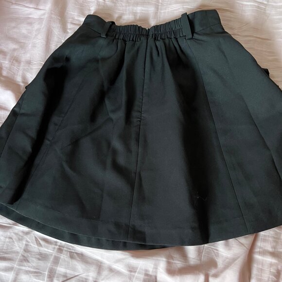 Ank Rouge Pearl Buckle Ruffle Pocket A-Line Skirt - Picture 4 of 5